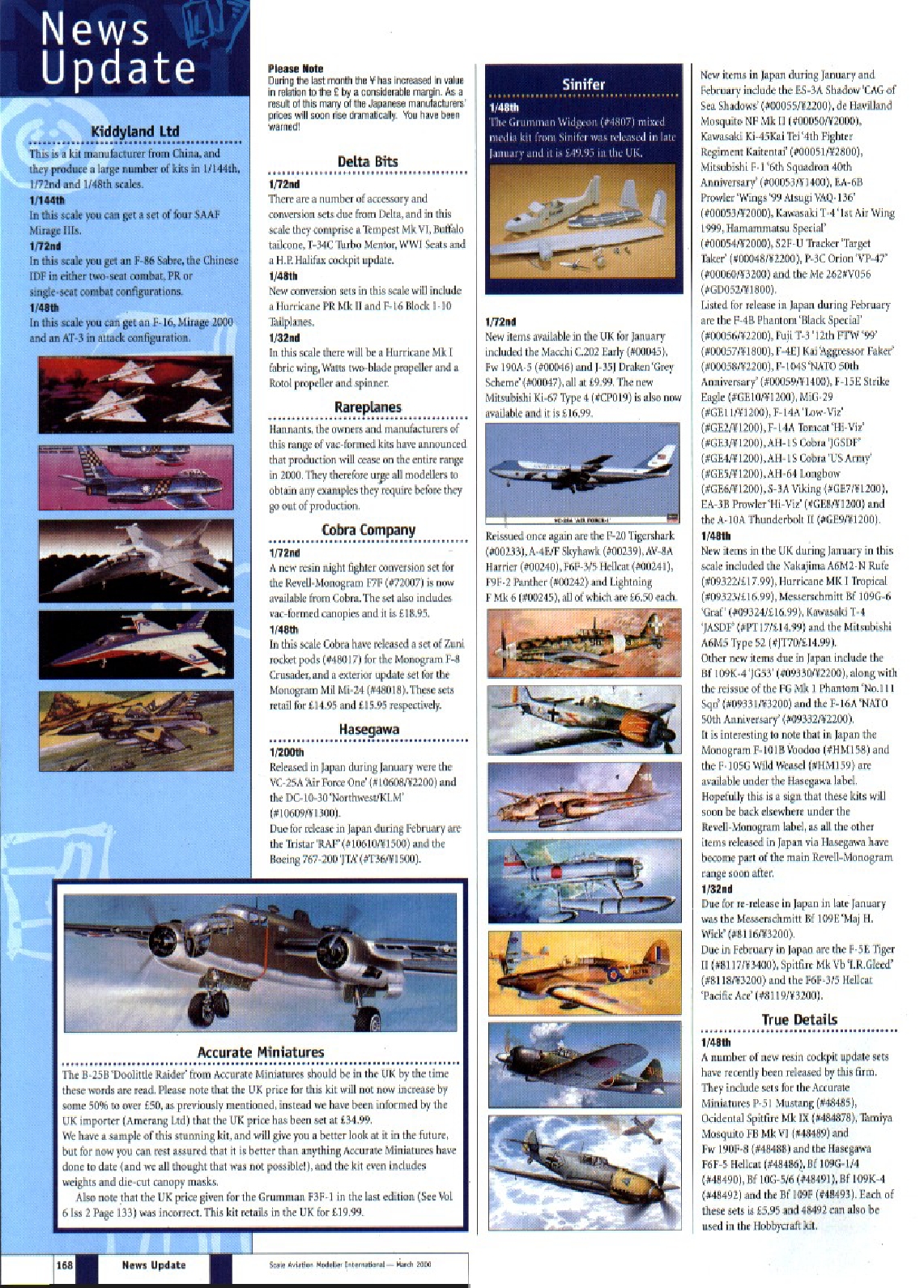 Scale Aviation Modeller International 2000-03